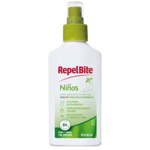 Repelir Mordida Kids Spray Repelente, 100ml.