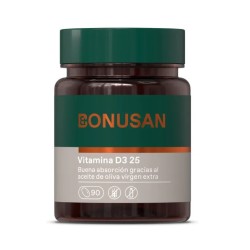 Bonusan Vitamina D3 25mcg, 90 Caps