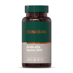 Bonusan Ácido alfa-lipoico 300mg, 60 Cápsulas