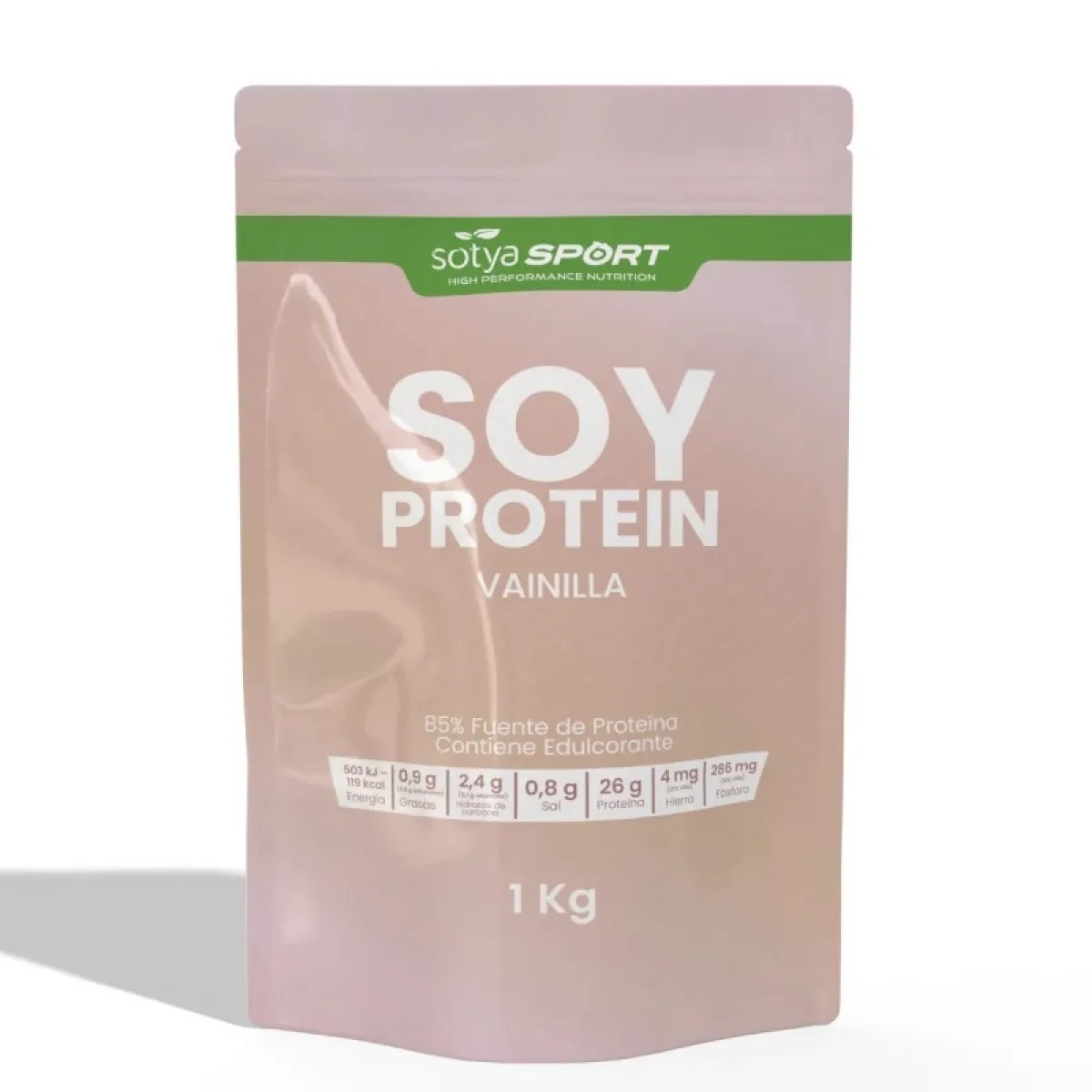 Sotya Sport Soy Protein sabor baunilha, 1.000 gr