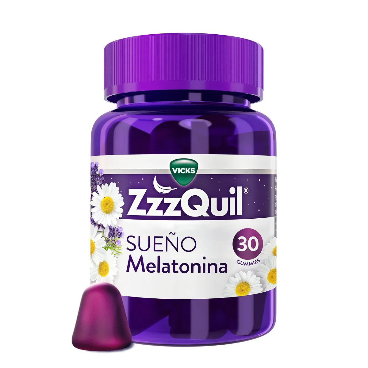 ZzzQuil Natura Melatonina, 30 Gummy.