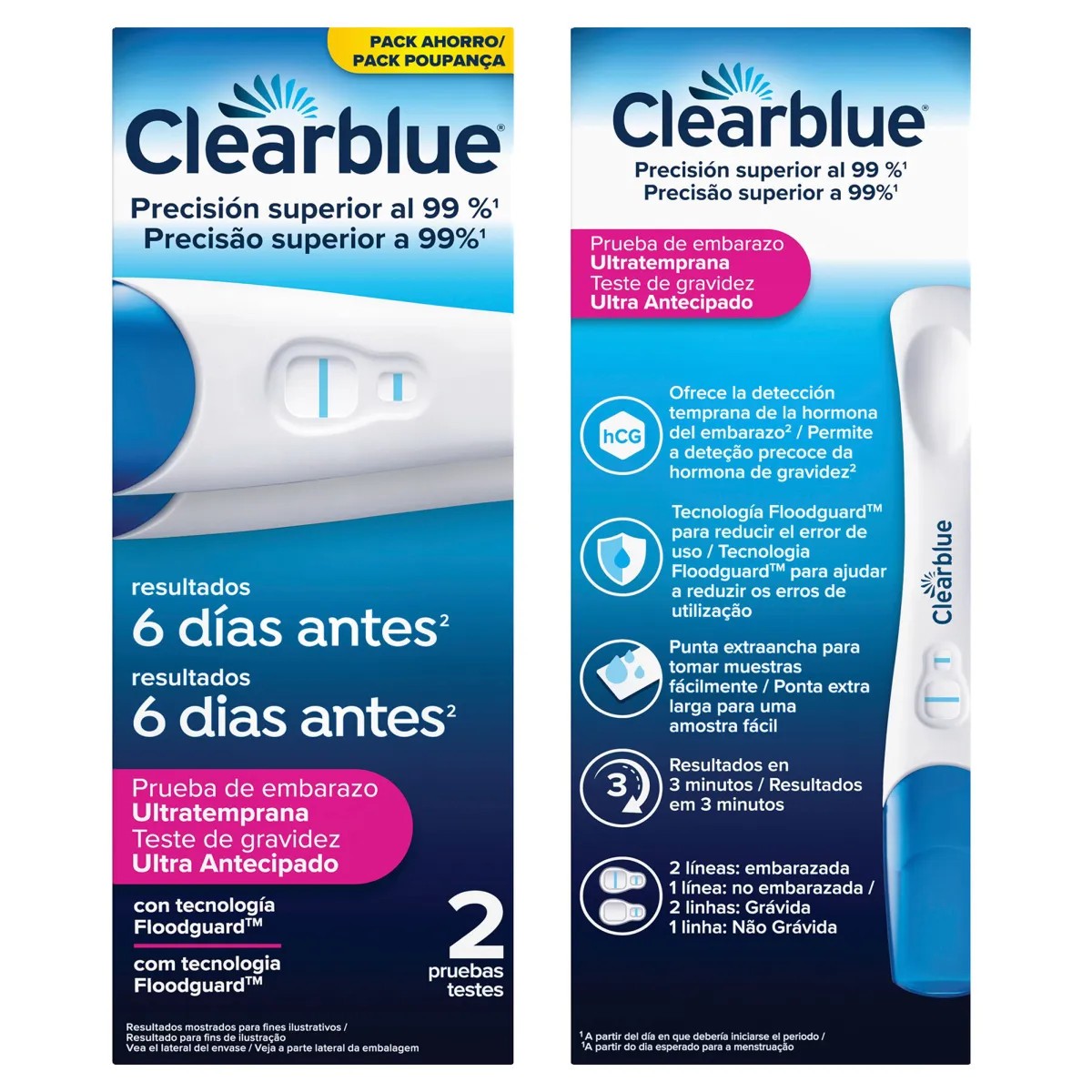 Clearblue Digital Ultra-Early Pregnancy Test, 1 teste.