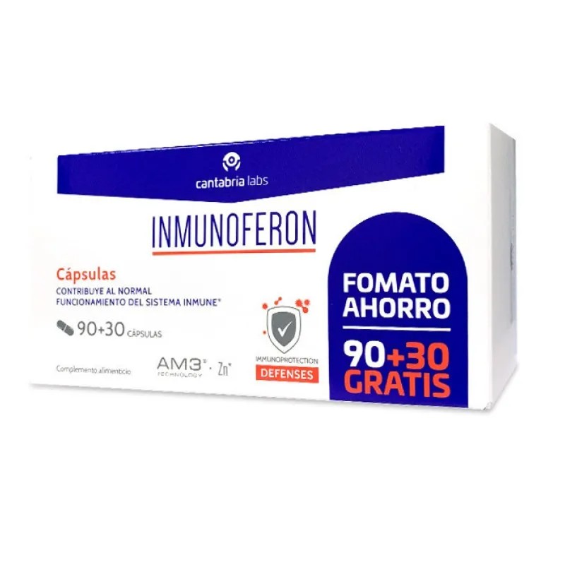 Pack Inmunoferon, 90 cápsulas + 30 gratis