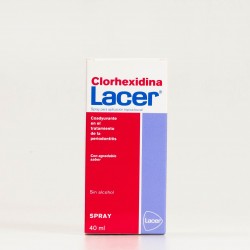 Enxaguante bucal Lacer Clorexidina 40ml.