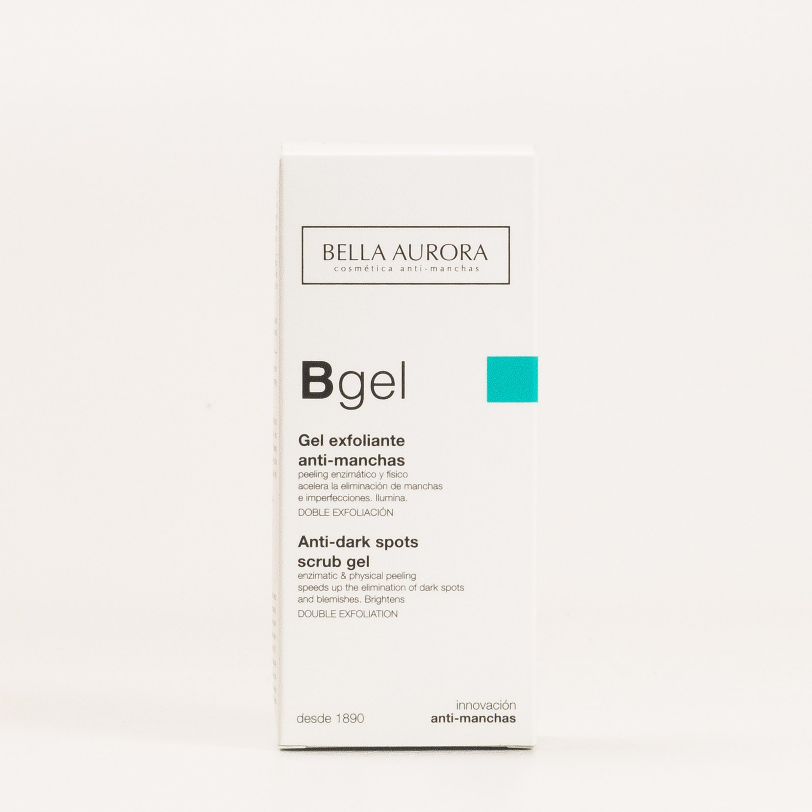 Gel Esfoliante Clarificante Bella Aurora, 75ml.