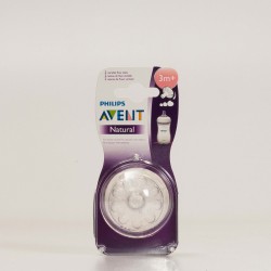Mamilo de fluxo variável Avent +3M, 2U
