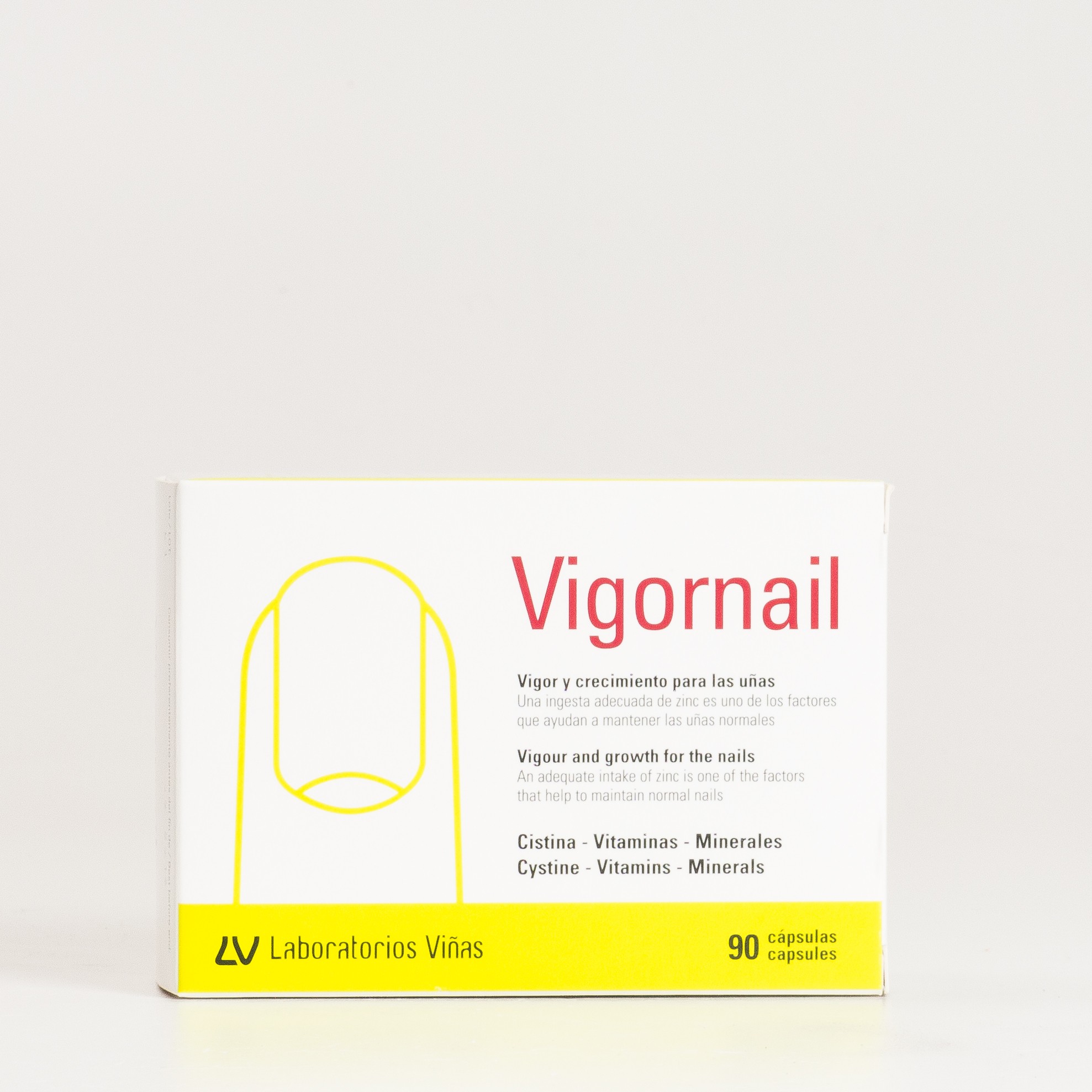Vigornail, 90 cápsulas.