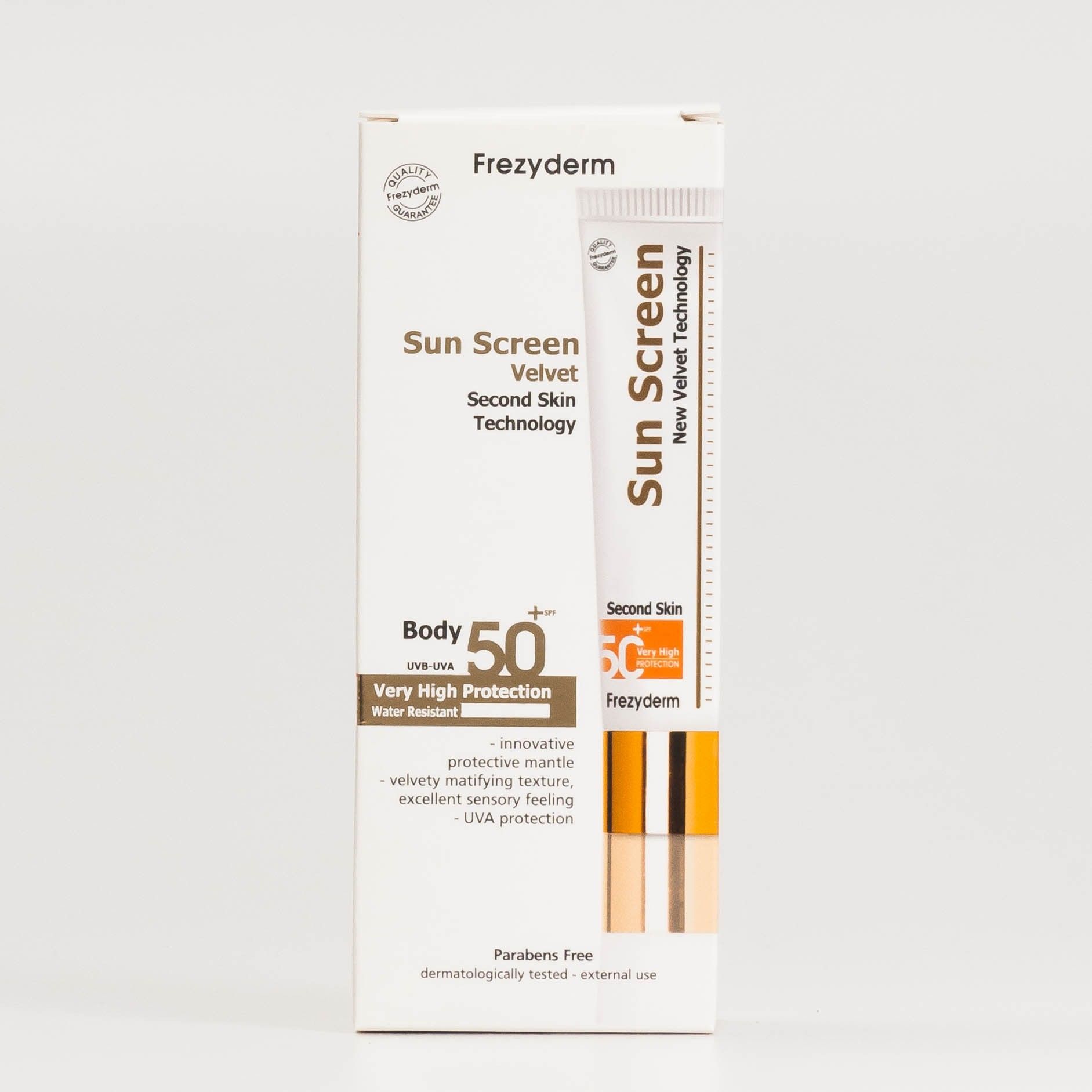 Frezyderm Velvet Protetor Solar Cuerpo FPS50+, 125ml.