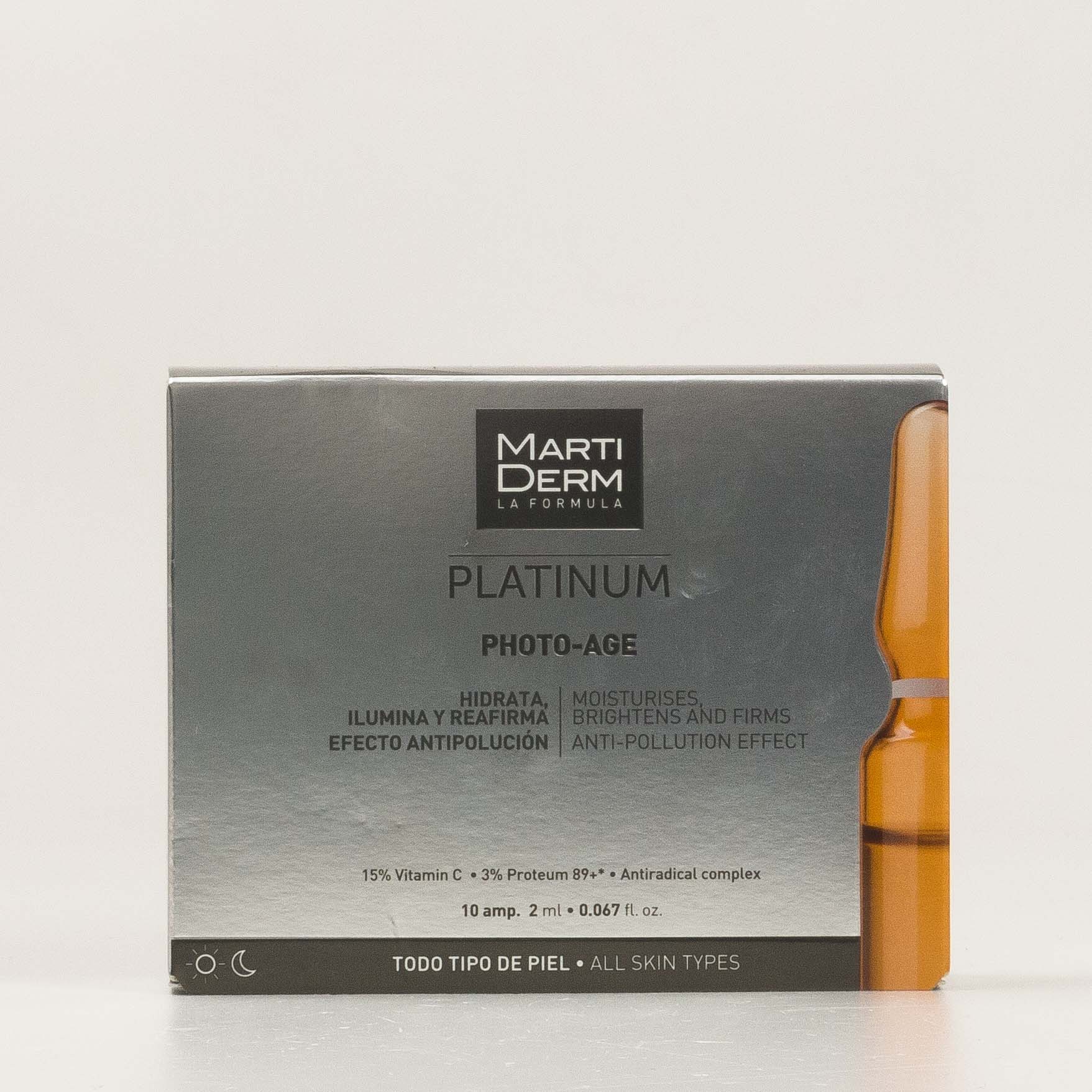 Martiderm Platinum Photo Idade, 10 ampolas