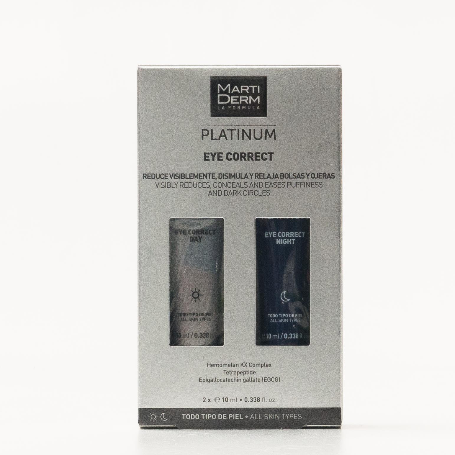 Martiderm Platinum Eye Correto, 10 ml + 10 ml