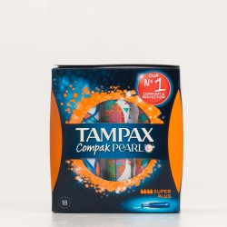 Tampax Compak Pérola Super Plus, 18U.