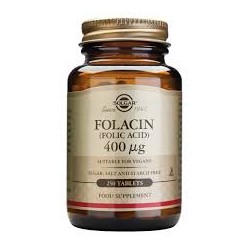 Solgar Folacin (ácido fólico), 250 comprimidos.