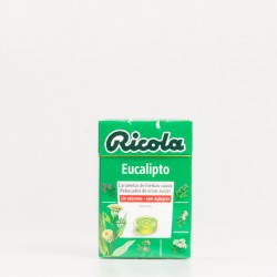 Balas de Eucalipto Ricola, 50g.